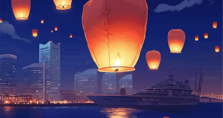 横浜七夕祭り2025が本日開催！スカイランタンで夜空を彩る幻想的な2日間