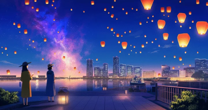 横浜七夕祭り2025本日開幕！スカイランタンで夜空が幻想的に