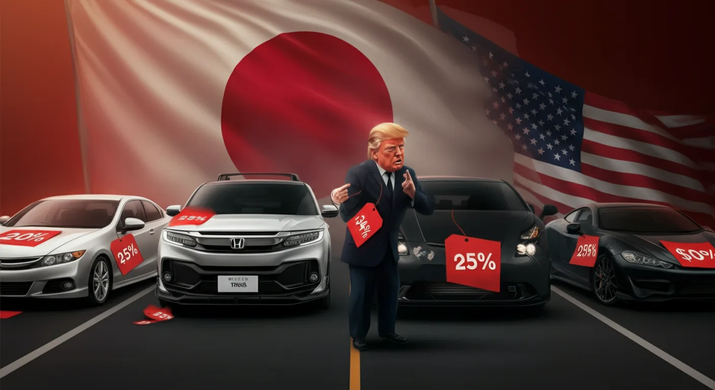 トランプ関税で日本車が25%値上げ