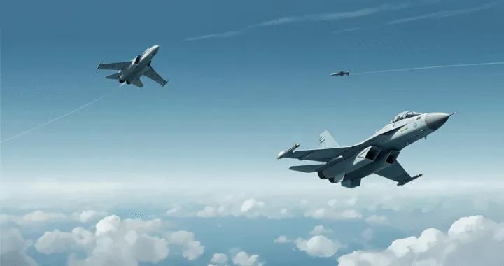 中国軍機が自衛隊機に異常接近！防衛省が緊急発表