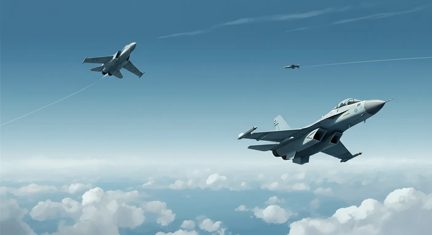 中国軍機異常接近のアイキャッチ画像