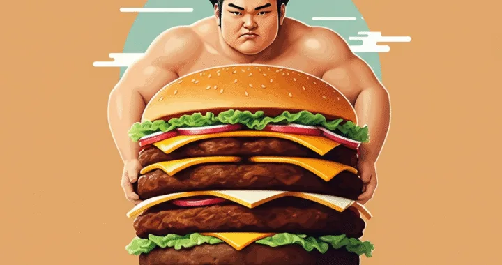 【本日発売】横綱級668g！相撲×バーガーキングの歴史的コラボ