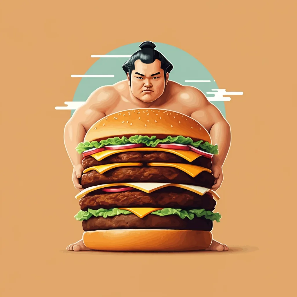 バーガーキング相撲コラボのアイキャッチ画像