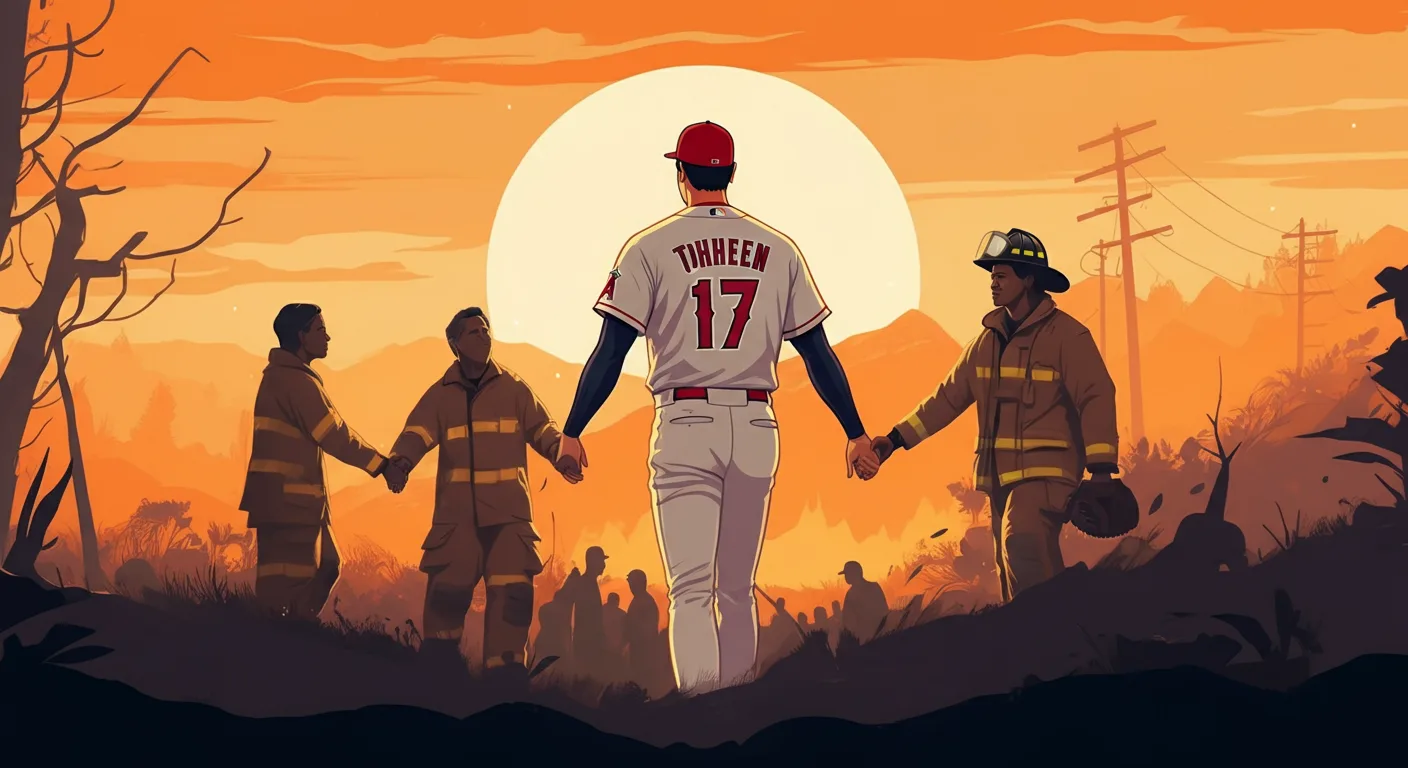 大谷翔平 LA山火事支援のアイキャッチ画像