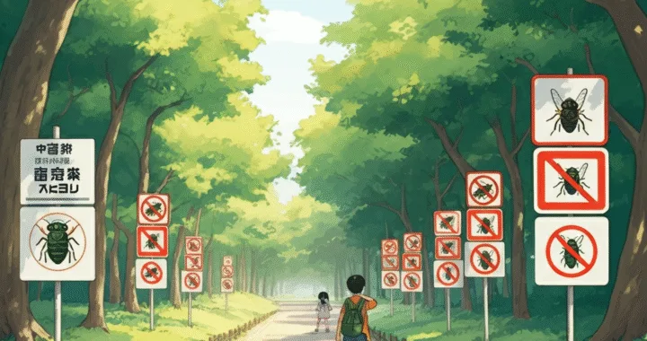 子どもの夏が消える？セミ採取禁止看板が示す衝撃の真実
