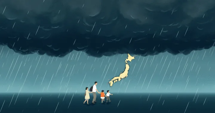 東海地方に線状降水帯！子供と安全に避難する方法