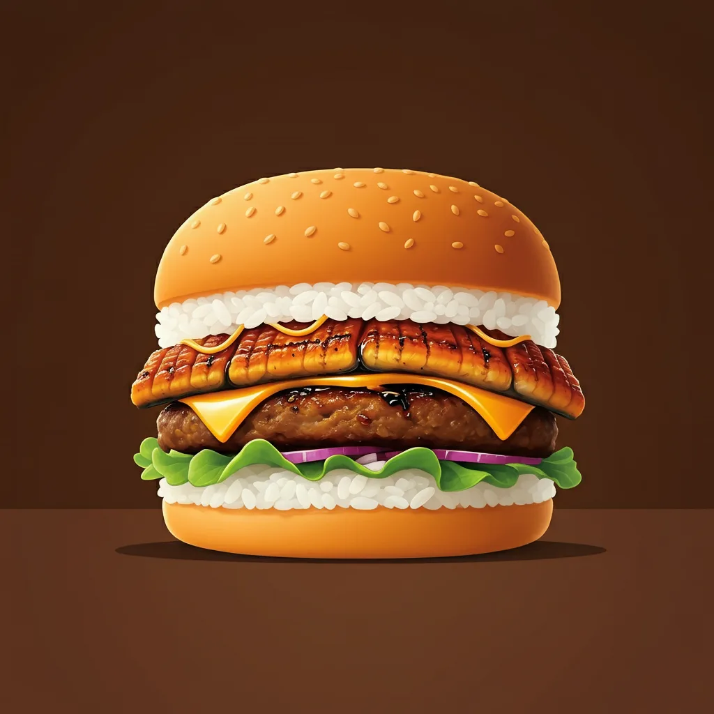 ロッテリア うな丼バーガーのアイキャッチ画像