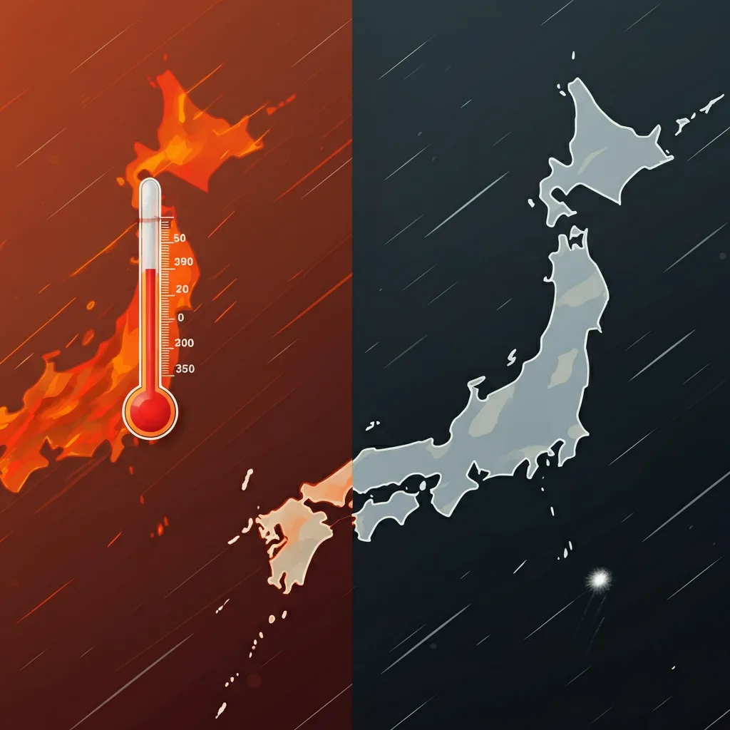 北海道39度と台風7号の異常気象