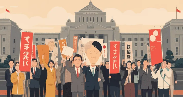 【衝撃】共産党支持者が自民首相を応援デモ
