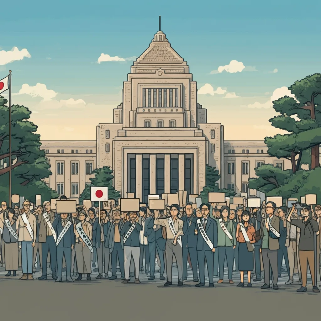 石破辞めるなデモのアイキャッチ画像