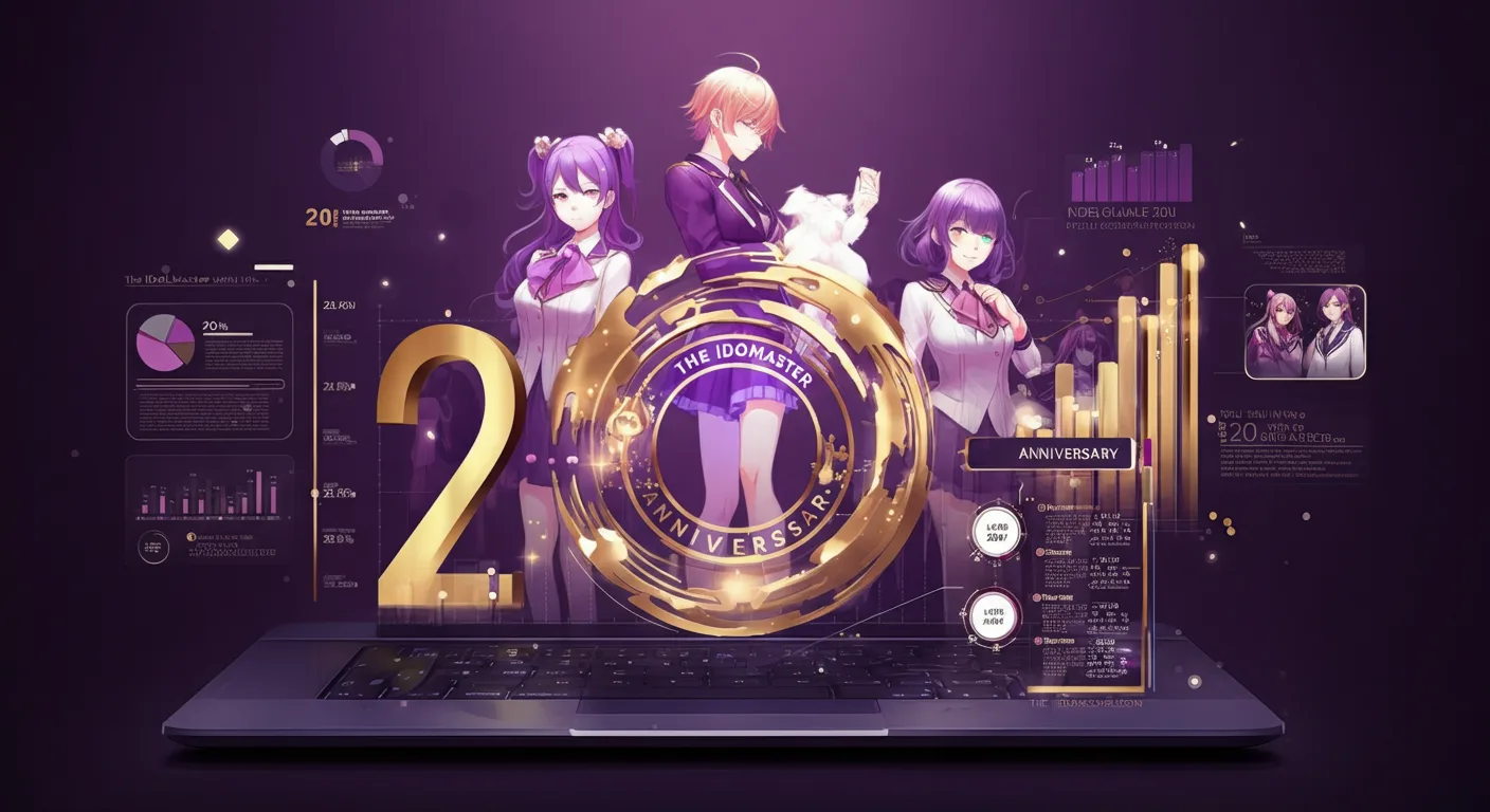 アイドルマスター20周年のアイキャッチ画像