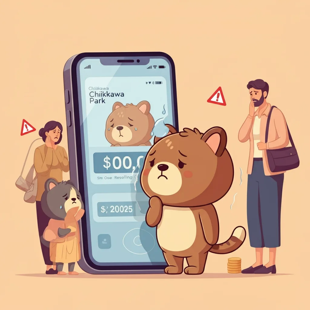 ちいかわパーク転売問題のアイキャッチ画像