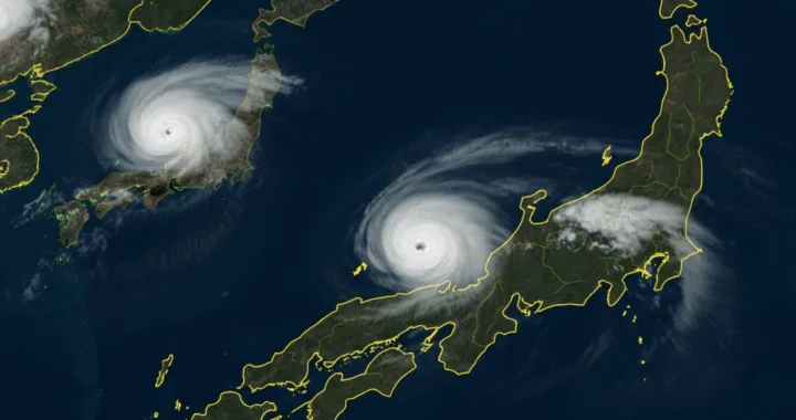 復活台風8号が沖縄通過！台風9号も関東接近へ