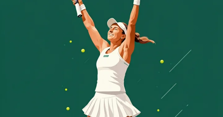 57分の衝撃！シフィオンテクが史上初6-0,6-0でウィンブルドン制覇
