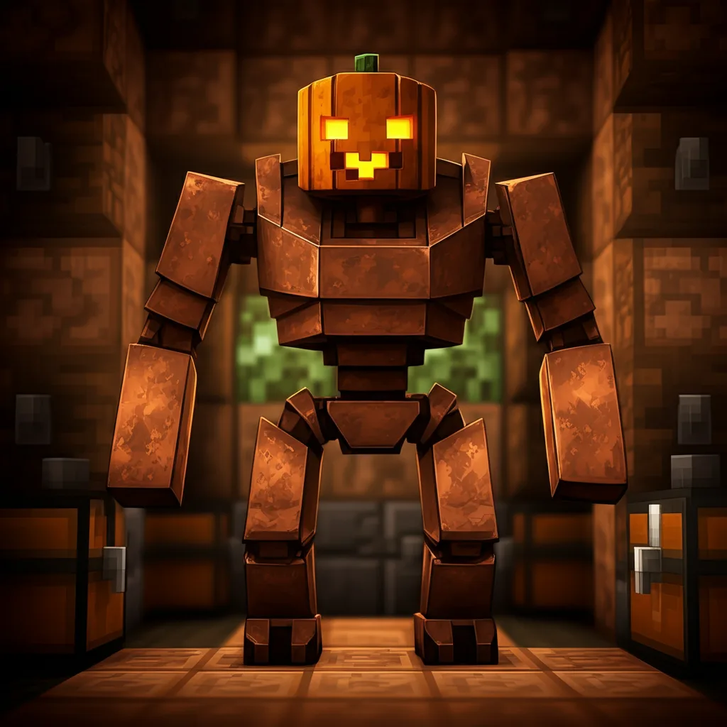 マインクラフト銅ゴーレム実装のアイキャッチ画像