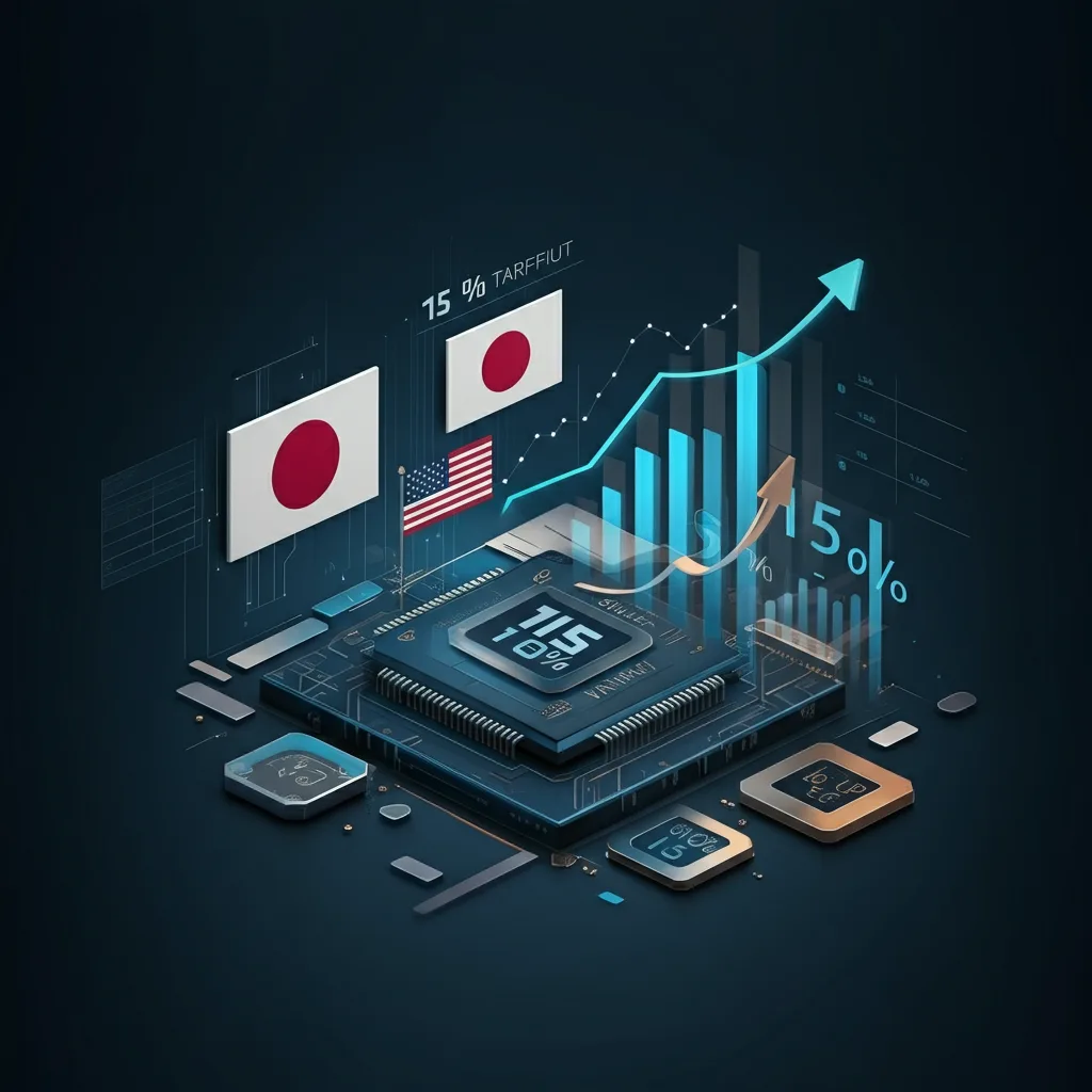 半導体関税15%のアイキャッチ画像