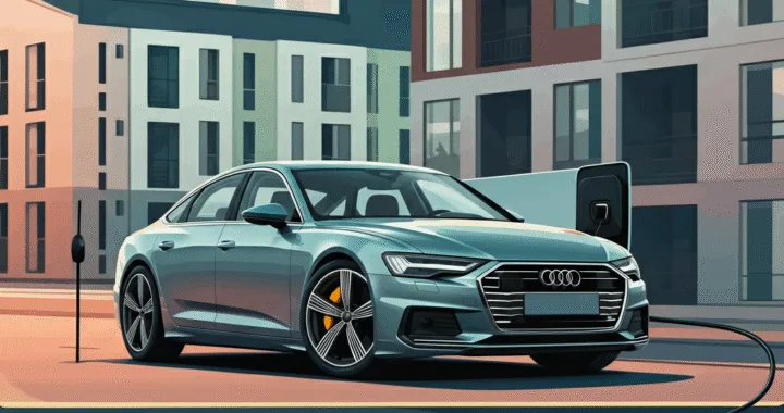 マンション住みでもEV！週1充電で済むアウディA6登場
