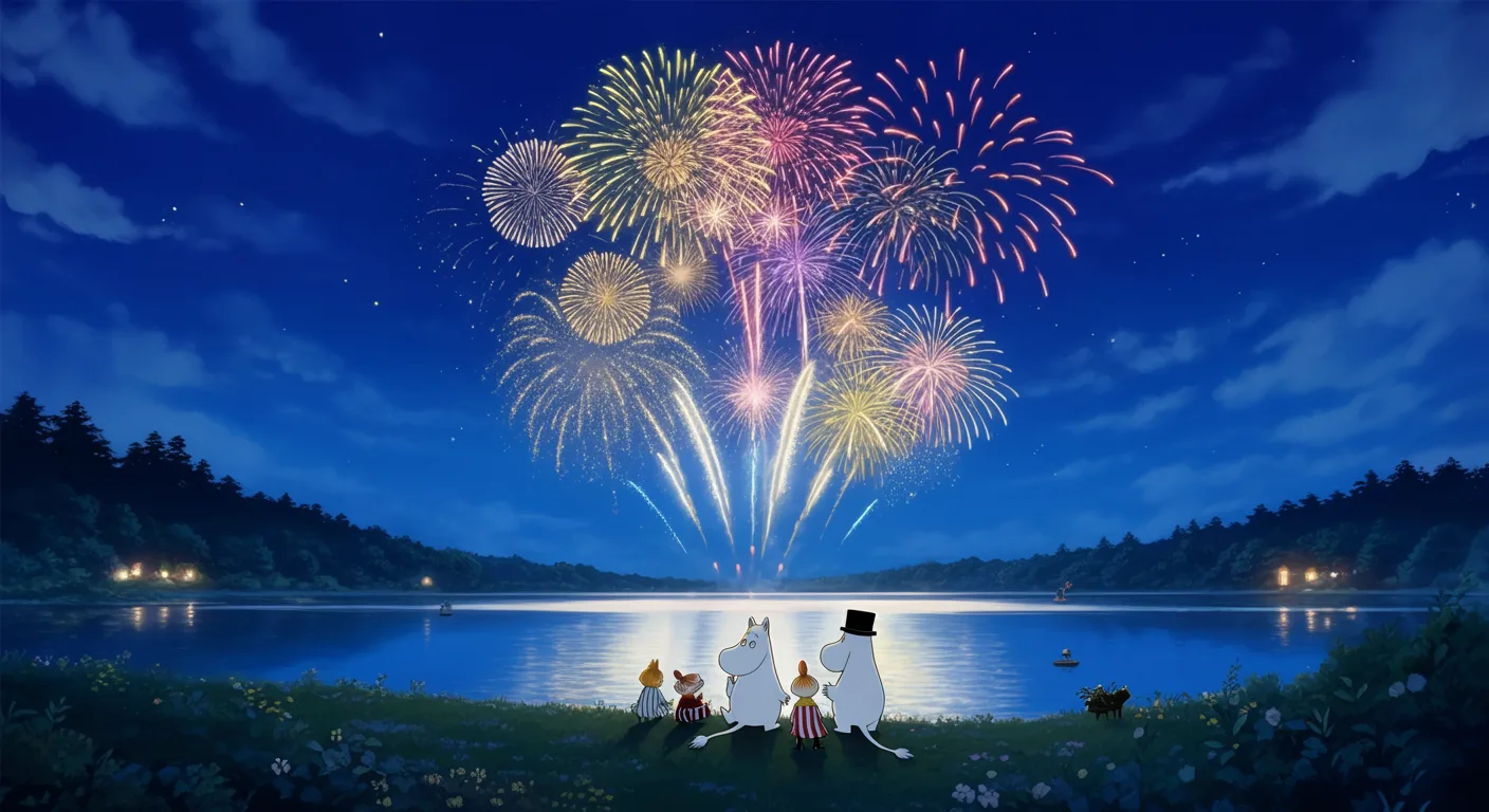 ムーミンの日記念花火大会2025のアイキャッチ画像