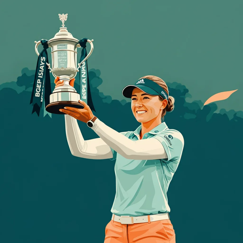 山下美夢有 全英女子ゴルフ優勝のアイキャッチ画像