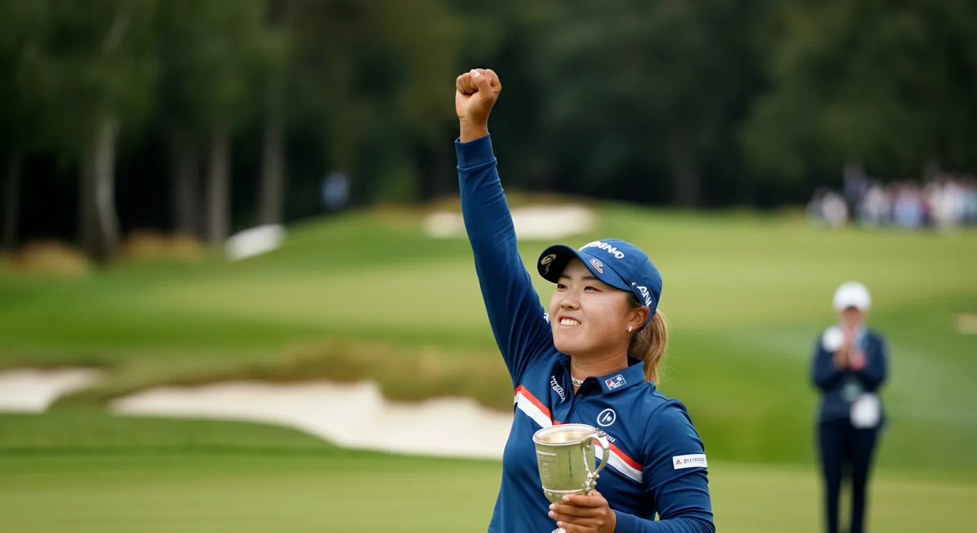 山下美夢有が全英女子オープンで優勝